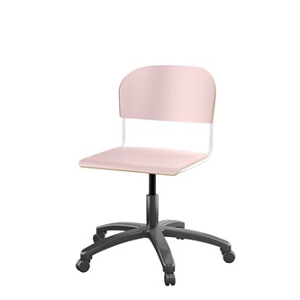 Matte FSC BX -tuoli kaasujousella, iso istuin, valkoinen runko