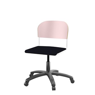 Matte FSC BX -tuoli kaasujousella, iso istuin, valkoinen runko