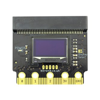 Kitronik :VIEW Graphics128 OLED display 128x64 for BBC micro:bit