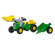 Polkutraktori peräkärryllä John Deere