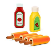 Hotdogit ja kastikkeet