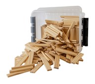 Rakennussauvat 200 kpl ja säilytyslaatikko