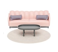 Lundby nukkekodin kalusteet, olohuone