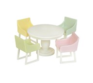 Lundby nukkekodin kalusteet, ruokailutila