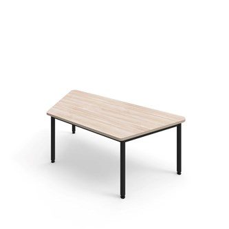 12:38 FSC BX Pöytä HT, puolisuunnikas 160x80 cm, musta jalusta