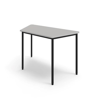 12:38 BX Pöytä HT, puolisuunnikas 160x80 cm, musta jalusta