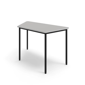 12:38 FSC BX Pöytä HT, puolisuunnikas 160x80 cm, musta jalusta