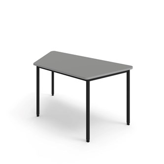 12:38 BX Pöytä HT, puolisuunnikas 140x70 cm, musta jalusta