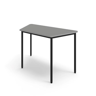12:38 FSC BX Pöytä HT, puolisuunnikas 160x80 cm, musta jalusta