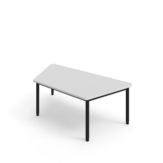 12:38 FSC BX Pöytä HT, puolisuunnikas 160x80 cm, musta jalusta