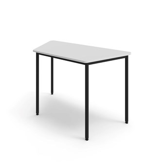 12:38 FSC BX Pöytä HT, puolisuunnikas 160x80 cm, musta jalusta