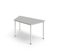 12:38 BX Pöytä HT, puolisuunnikas 160x80 cm, valkoinen jalusta