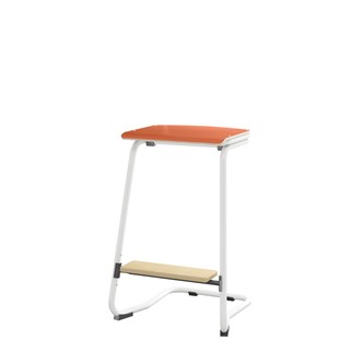 Matte FSC BX jakkara ik 62 cm, iso istuin, valkoinen jalusta