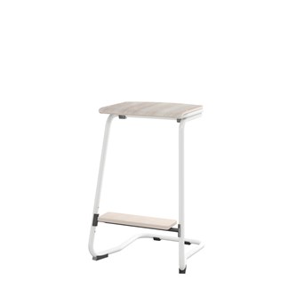 Matte FSC BX jakkara ik 62 cm, iso istuin, valkoinen jalusta