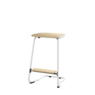 Matte FSC BX jakkara ik 62 cm, iso istuin, valkoinen jalusta