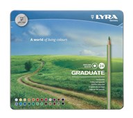 Värikynä Lyra Graduate, 24 väriä