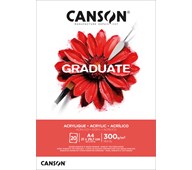 Akryylivärilehtiö Canson Graduate A4, 290 g