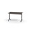 Pilare pöytä, akustik laminat, 120x80 cm, musta jalusta