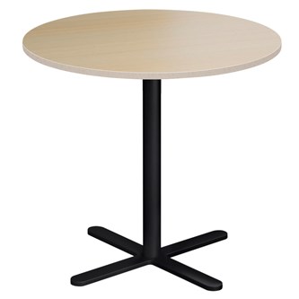 Cross X pilaripöytä ø 80 cm, HT, musta jalusta