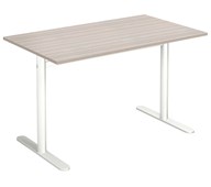 Cross T pilaripöytä 120 x 60 cm, HT, valkoinen jalusta