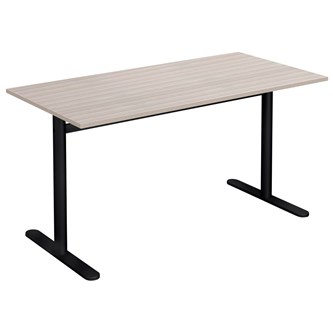 Cross T pilaripöytä 140 x 70 cm, HT, musta jalusta
