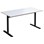 Cross T pilaripöytä 140 x 70 cm, HT, musta jalusta