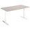 Cross T pilaripöytä 140 x 70 cm, HT, valkoinen jalusta