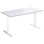 Cross T pilaripöytä 140 x 70 cm, HT, valkoinen jalusta