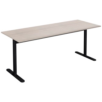 Cross T pilaripöytä 180 x 70 cm, HT, musta jalusta