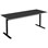 Cross T pilaripöytä 180 x 70 cm, HT, musta jalusta