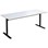 Cross T pilaripöytä 180 x 70 cm, HT, musta jalusta