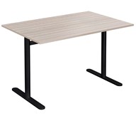 Cross T pilaripöytä 120 x 80 cm, HT, musta jalusta