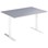Cross T pilaripöytä 120 x 80 cm, HT, valkoinen jalusta