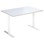 Cross T pilaripöytä 120 x 80 cm, HT, valkoinen jalusta