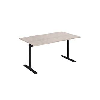 Cross T pilaripöytä 140 x 80 cm, HT, musta jalusta