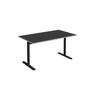 Cross T pilaripöytä 140 x 80 cm, HT, musta jalusta
