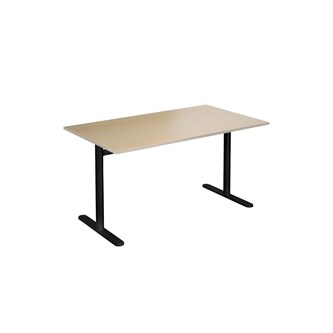 Cross T pilaripöytä 140 x 80 cm, HT, musta jalusta
