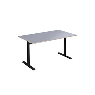 Cross T pilaripöytä 140 x 80 cm, HT, musta jalusta