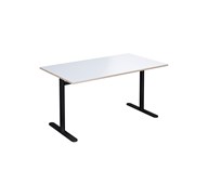 Cross T pilaripöytä 140 x 80 cm, HT, musta jalusta