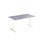 Cross T pilaripöytä 140 x 80 cm, HT, valkoinen jalusta