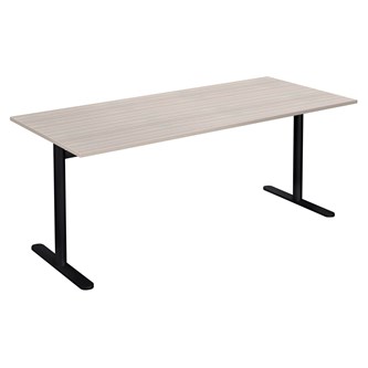Cross T pilaripöytä 180 x 80 cm, HT musta jalusta