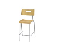Formel -tuoli, ik 62 cm, hopea jalusta