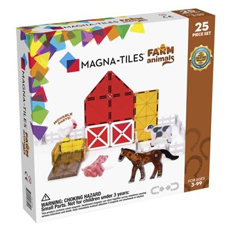 Magna-Tiles maatilaneläimet, 25 osaa