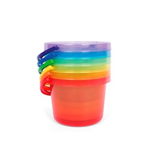 Hiekkasanko 1,5 l, läpinäkyvä, 6 kpl