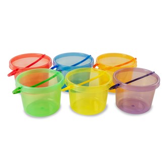 Hiekkasanko 1,5 l, läpinäkyvä, 6 kpl