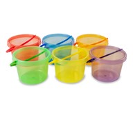 Hiekkasanko 1,5 l, läpinäkyvä, 6 kpl