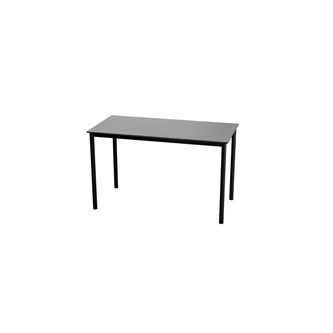 Multiflex BX C -pöytä 120x60 cm, K72 cm, musta jalusta