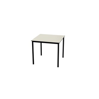 Multiflex BX C -pöytä 80x80 cm, K72-88 cm, musta jalusta