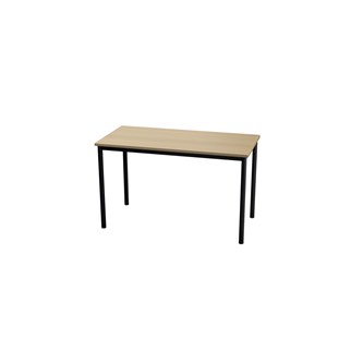 Multiflex BX X -pöytä 120x60 cm, K72 cm, musta jalusta