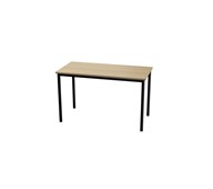 Multiflex BX X -pöytä 120x60 cm, K72 cm, musta jalusta